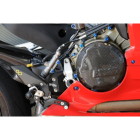 Couvre carter embrayage LIGHTECH carbone brillant Ducati Panigale