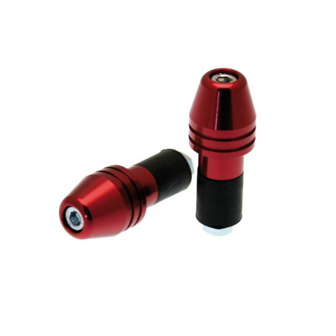 Embouts de guidon BIHR Rocket Ø18mm rouge 