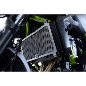 Protection de radiateur R&G RACING titane Kawasaki Z650