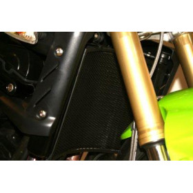 Protection de radiateur R&G RACING noir Triumph Street Triple/R 675