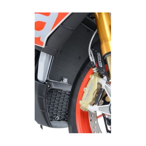 Protection de radiateur d'huile R&G RACING noir Aprilia RSV4RR