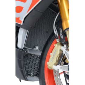 Protection de radiateur d'huile R&G RACING noir Aprilia RSV4RR