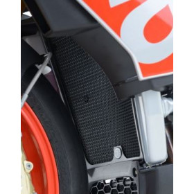 Protection de radiateur R&G RACING noir APRILIA V4 TUONO