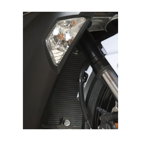 Protection de radiateur R&G RACING noir Kawasaki ZX6R/ZX636-R