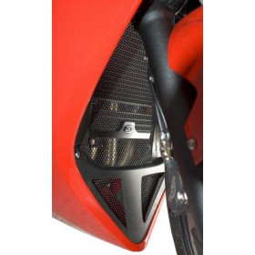 Protection de radiateur (eau & huile) R&G RACING noir Triumph Sprint ST/GT 1050