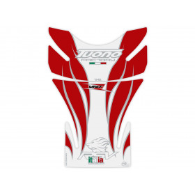 Protection de réservoir MOTOGRAFIX 2pcs blanc/rouge Aprilia Tuono