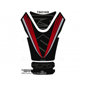 Protection de réservoir MOTOGRAFIX noir/rouge Suzuki GSX-R1000