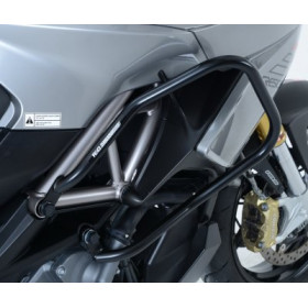 Protections latérales R&G RACING Adventure noir Aprilia 1200 Caponord