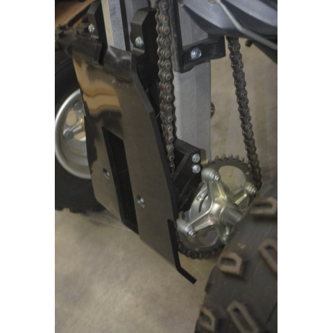 Sabot arrière AXP PHD 6mm noir Yamaha YFM700R