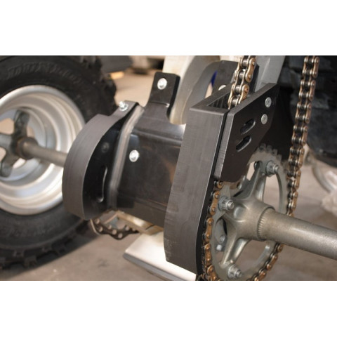 Sabot arrière AXP PHD 6mm noir Yamaha YFZ450R