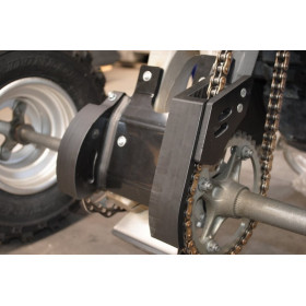 Sabot arrière AXP PHD 6mm noir Yamaha YFZ450R