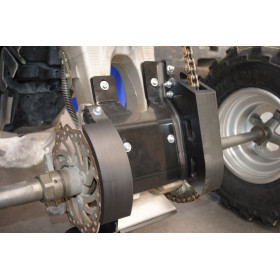 Sabot arrière AXP PHD 6mm noir Yamaha YFZ450/R