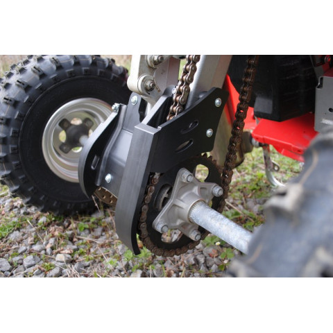 Sabot arrière AXP PHD 6mm noir Honda TRX450R