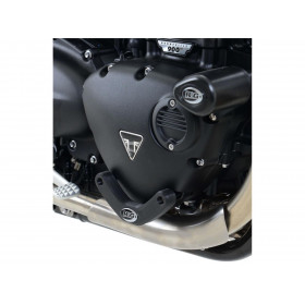 Slider moteur droit R&G RACING noir Triumph Bonneville T120