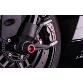 Protection de fourche et bras oscillant (axe de roue) LIGHTECH titane Ducati Panigale 959
