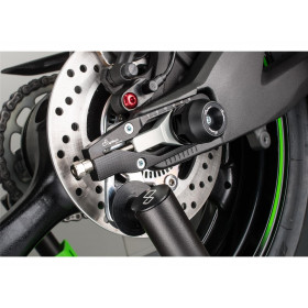 Protections fourche et bras oscillant (axe de roue) LIGHTECH noir Honda CBR1000RR