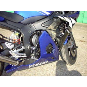 Protection de fourche R&G RACING noir Yamaha YZF-R6