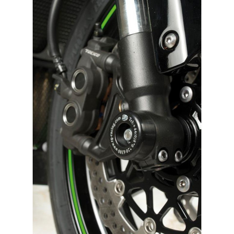 Protection de fourche R&G RACING noir Kawasaki ZX10R