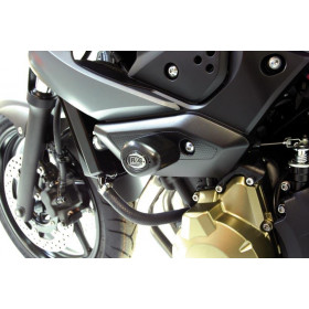 Tampons de protection R&G RACING Aero noir Yamaha XJ6 N/S Diversion