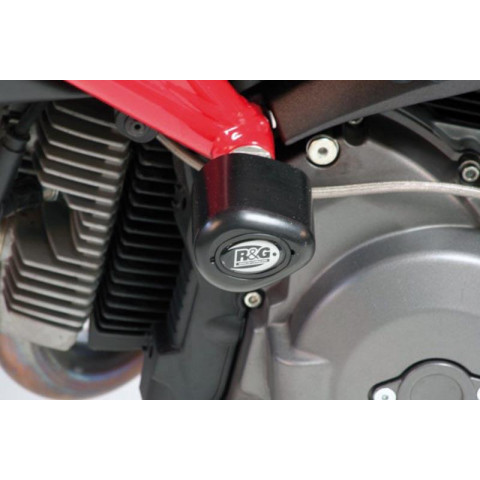 Tampons de protection R&G RACING Aero noir Ducati Monster 696/796/1100