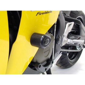 Tampons de protection R&G RACING Aero noir Honda CBR1000RR Fireblade/SP/SP2