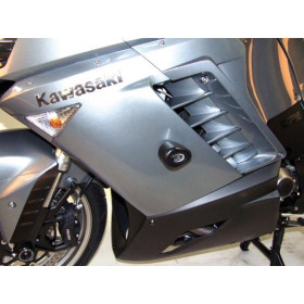 Tampons de protection R&G RACING Aero noir Kawasaki GTR1400