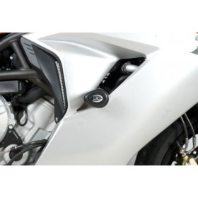 Tampons de protection R&G RACING Aero noir MV Agusta