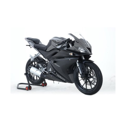 Tampons de protection R&G RACING Aero noir Yamaha YZF-R125