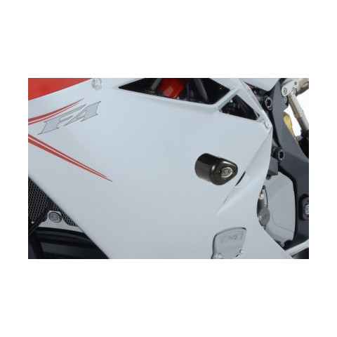 Tampons de protection R&G RACING Aero blanc MV Agusta F4 1000R