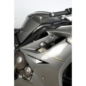 Tampons de protection R&G RACING Aero noir Triumph Daytona 675/R