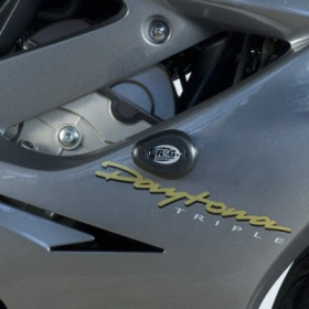 Tampons de protection R&G RACING Aero noir Triumph Daytona 675/R