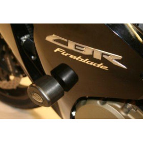 Tampons de protection R&G RACING Aero noir sans perçage Honda CBR1000RR