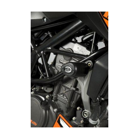 Tampons de protection R&G RACING Aero noir MV Agusta