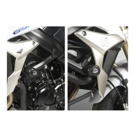 Tampons de protection R&G RACING Aero noir Suzuki GSR 750