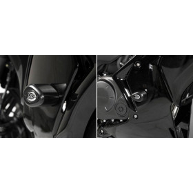 Tampons de protection R&G RACING Aero noir Honda CBF1000F/Travel