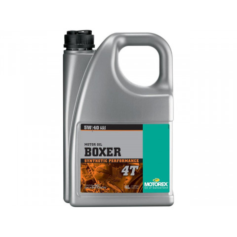 Huile moteur MOTOREX Boxer 4T 5W40 synthétique 4L