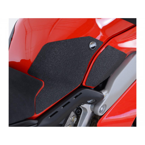 Kit grip de réservoir R&G RACING 4 pièces noir Ducati Panigale V4