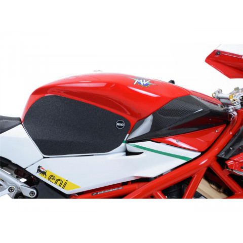 Kit grip de réservoir R&G RACING 2 pièces noir MV Agusta F4RR