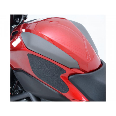 Kit grip de réservoir R&G RACING 2 pièces noir Honda NC700S/750S