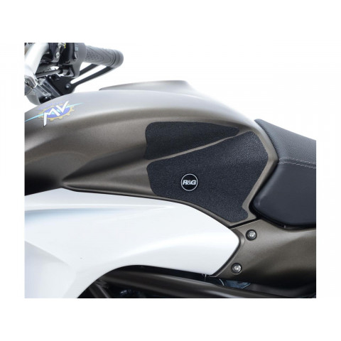 Kit grip de réservoir R&G RACING 4 pièces noir MV Agusta 800 Stradale