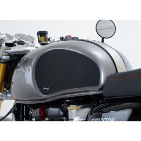 Kit grip de réservoir R&G RACING 2 pièces noir Triumph Thruxton 1200