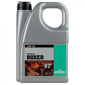 Huile moteur MOTOREX Boxer 4T 15W50 synthétique 4L