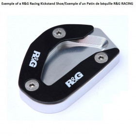 Patin de béquille latérale R&G RACING argent Triumph Bonneville Bobber
