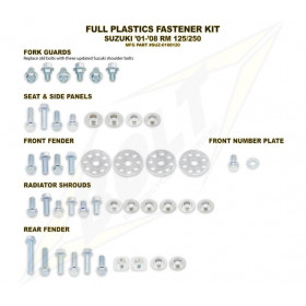 Kit vis complet de plastiques Bolt Suzuki RM125/250