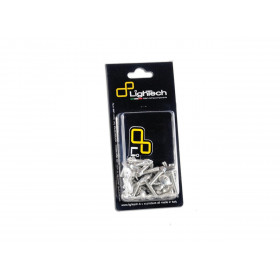 Kit vis de carénage LIGHTECH argent alu (50 pièces) Yamaha Mt-09 Tracer