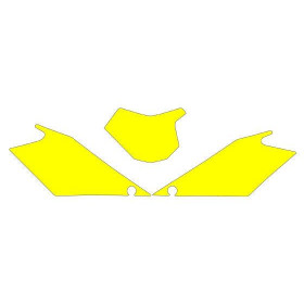 Fonds de plaque BLACKBIRD jaune Gas Gas