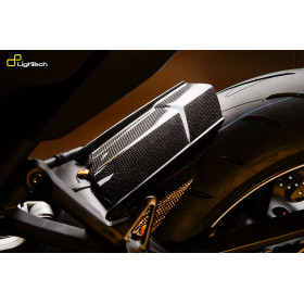 Garde boue arrière LIGHTECH carbone brillant Yamaha Mt-09