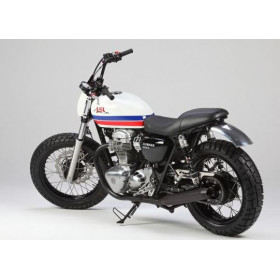 Garde boue arrière alu nu LSL Kawasaki W650/800 18"