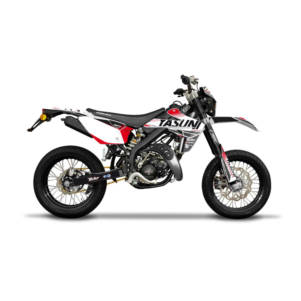 Kit deco KUTVEK Yasuni Factory rouge//noir MBK Nitro//Yamaha Aerox 50