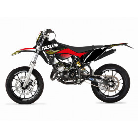 Kit deco KUTVEK Yasuni Factory rouge/noir Sherco SM50